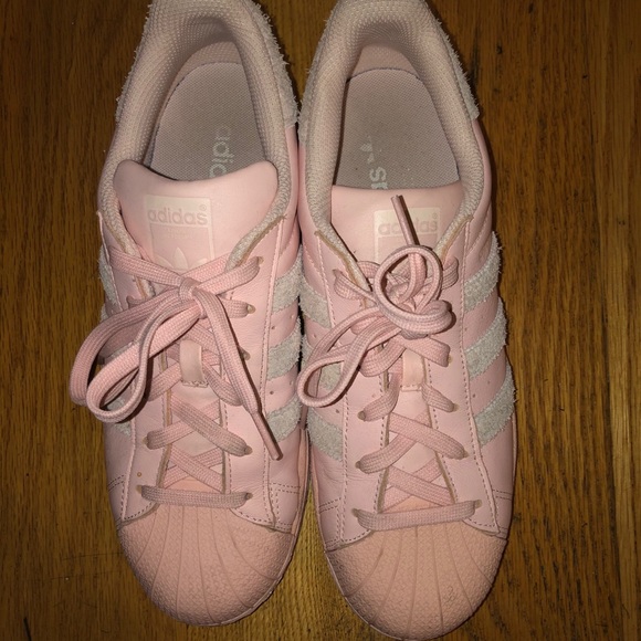 adidas shell toe womens pink